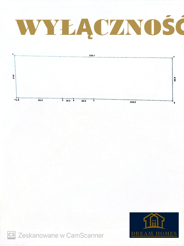 Działka na sprzedaż Cieślin - oferta 156